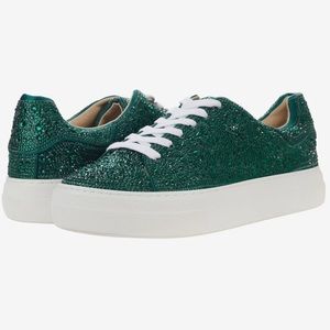 Betsy Johnson Emerald Sparkle Sneaker